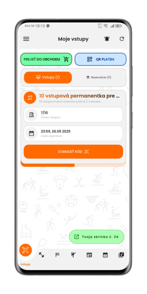 Prehľad mobilnej aplikácie OnGym pre fitnes centrá a športové kluby